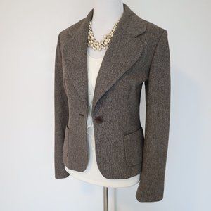 ANN TAYLOR LOFT Size 8 Brown Suit Jacket Blazer